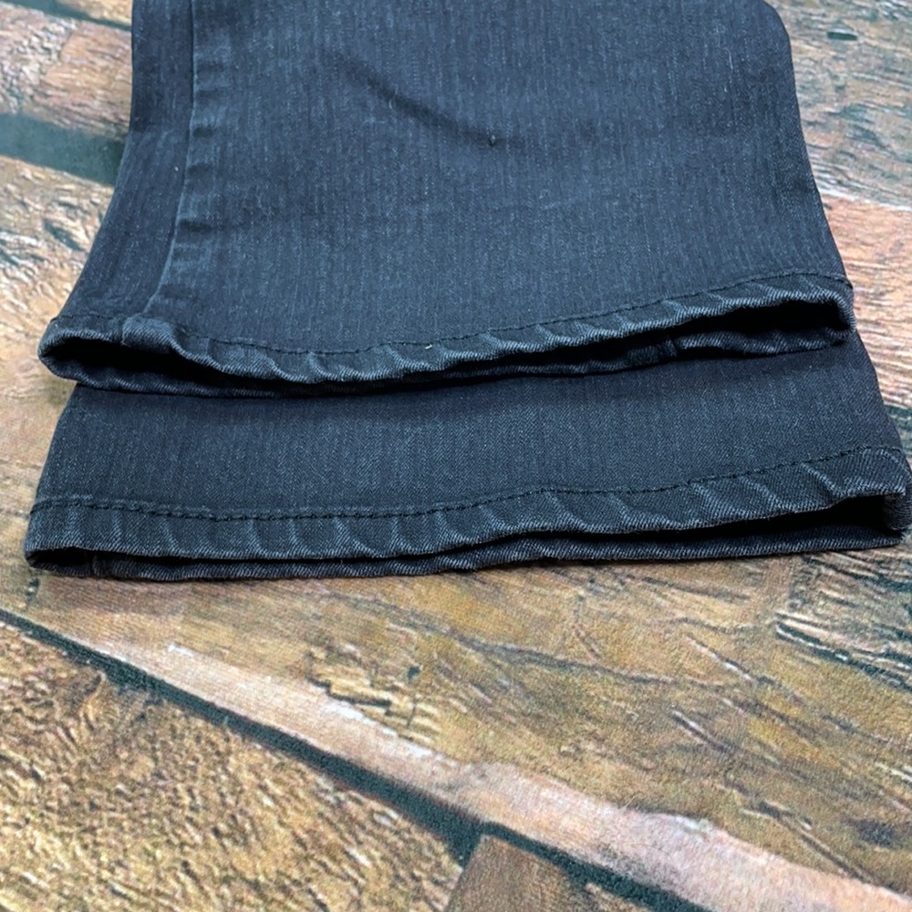 Rock 47 by Wrangler Ultra Low Rise Boot cut black jeans size 3 x 34 - Picture 8 of 8